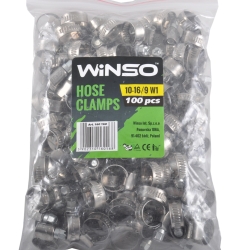 Хомут металевий червячний Winso 10-16/9мм