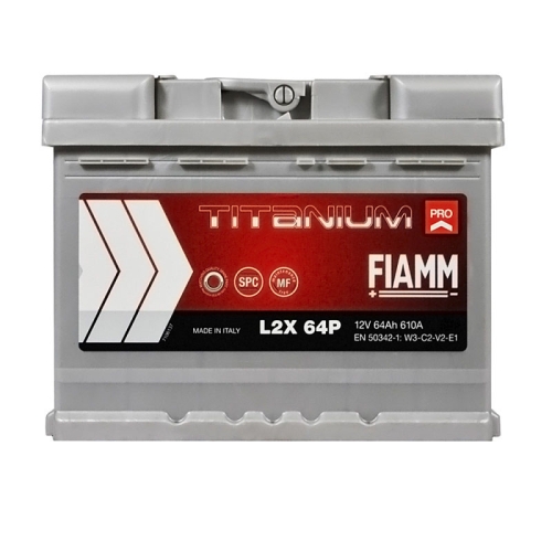 Акумулятор автомобільний Fiamm 64Аh 610А Titanium Pro L+ L2