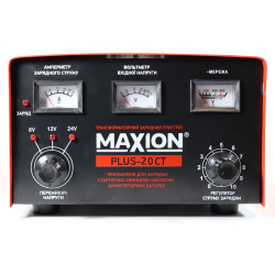 Зарядний пристрій Трансформаторний Maxion 20A 6/12/24V PLUS-20СT