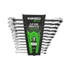Набір ключів комбінованих з тріскачкою Winso Pro на холдері 7-19мм 12шт
