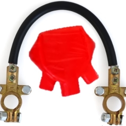 Перемичка акумуляторна Клема-Клема Maxion L=25cm S=16mm2 латунь/латунь MXAC-CB1625