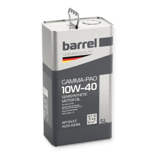Моторна Олива Barrel 10W-40 Gamma-PAO 5л