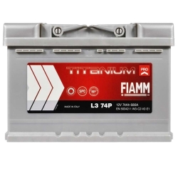 Аккумулятор автомобильный Fiamm 74Аh 680А Titanium Pro R+ L3