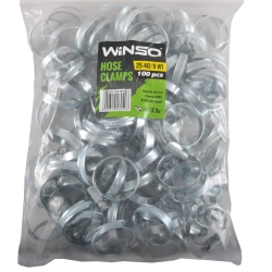 Хомут металевий червячний Winso 25-40/9мм