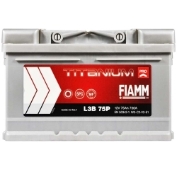 Аккумулятор автомобильный Fiamm 75Аh 730А Titanium Pro R+ LB3