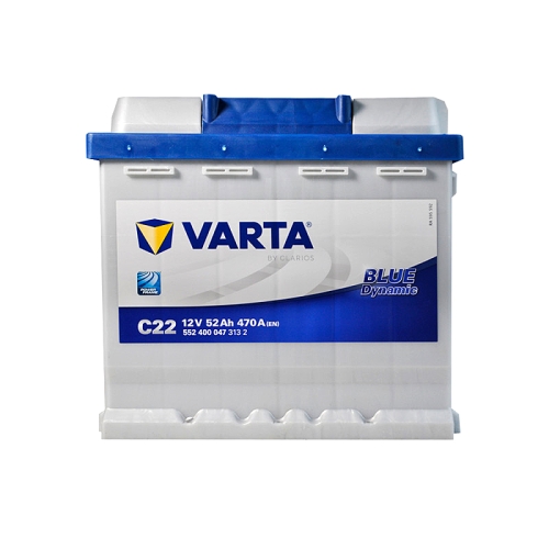 Акумулятор автомобільний Varta 52Ah 470А Blue Dynamic C22 R+ L1