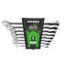 Набір ключів комбінованих з тріскачкою Winso Pro на холдері 8-19мм 8шт