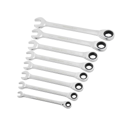 Набір ключів комбінованих з тріскачкою Winso Pro на холдері 8-19мм 8шт