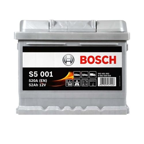 Акумулятор автомобільний Bosch 52Ah 520A S50 010 LB1 R+