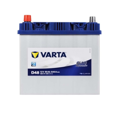 Акумулятор автомобільний Varta 60Ah 540A Blue Dynamic Asia D48 L+ D23