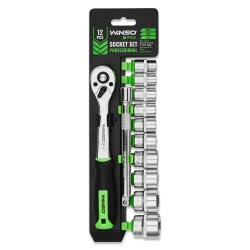Професійний набір головок торцевих Winso Pro 3/8&quot; 72Т Cr-V 10-24 мм