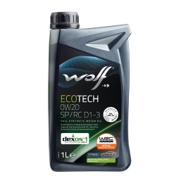 Моторна Олива Wolf 0W-20 Ecotech SP/RC D1-3 1л