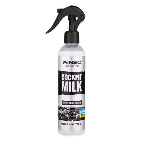 Поліроль Пластику молочко Winso для панелі приладів Coconut 250мл