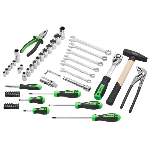 Професійний набір інструментів в кейсі Winso Pro 1/2" 1/4" 72 T Cr-V 56 од.