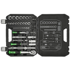 Професійний набір інструментів в кейсі Winso Pro 1/2&quot; 1/4&quot; 72 T Cr-V 73 од.