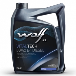 Моторна Олива Wolf 5W-40 Vitaltech B4 Diesel 5л