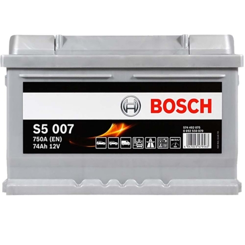 Акумулятор автомобільний Bosch 74Ah 750A S50 070 LB3 R+