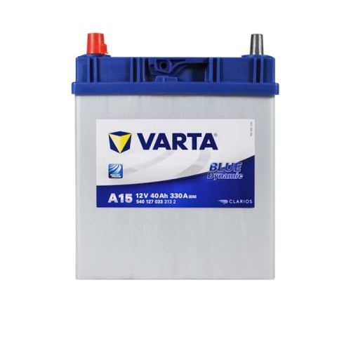 Акумулятор автомобільний Varta 40Ah 330A Blue Dynamic Asia A15 L+ B19 тонк клема