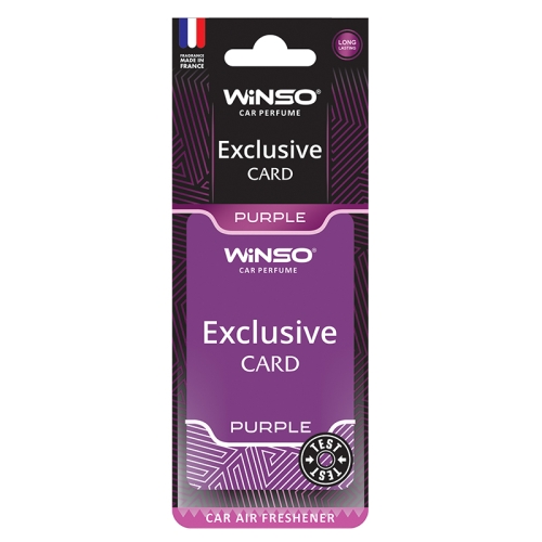 Ароматизатор повітря Winso Exclusive card Purple