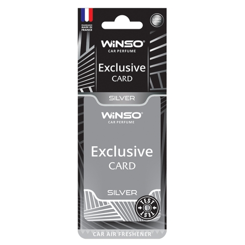 Ароматизатор повітря Winso Exclusive card Silver