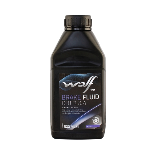 Гальмівна рідна Wolf DOT 3-4 0.5л