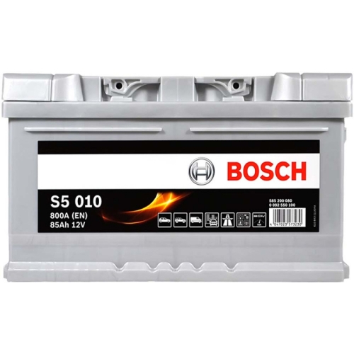 Акумулятор автомобільний Bosch 85Ah 800A S50 100 LB4 R+