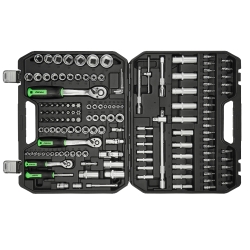 Професійний набір інструментів Winso Pro 1/2&quot; 1/4&quot; 3/8&quot; 72 T Cr-V 150 од.