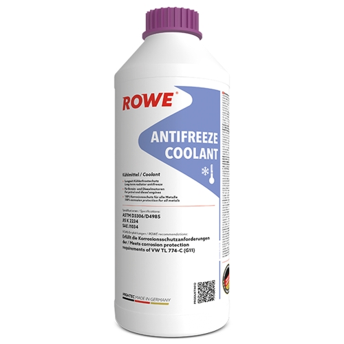 Антифриз Rowe -80°C G12+ Фіолетовий Hightec Antifreeze Coolant AN 12++ 1.5л