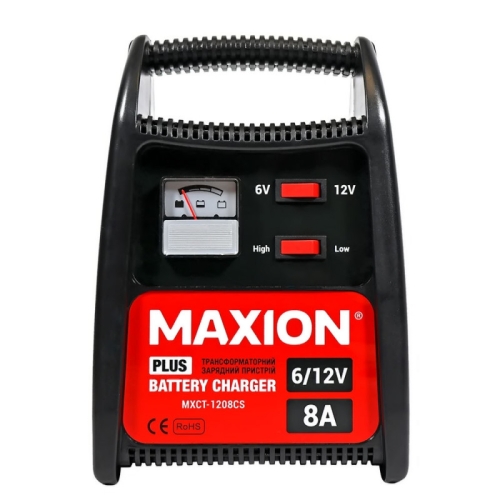 Зарядний пристрій Трансформаторний Maxion 8A 12V MXCT-1208CS