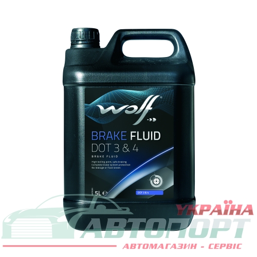 Гальмівна рідна Wolf DOT 3-4 5л