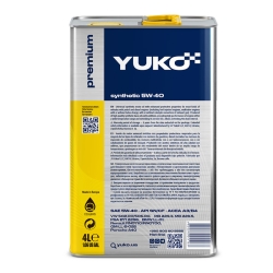 Моторна Олива Yuko 5W-40 Synthetic 4л