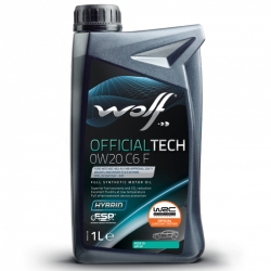 Моторна Олива Wolf 0W-20 Officialtech C6 FE 1л