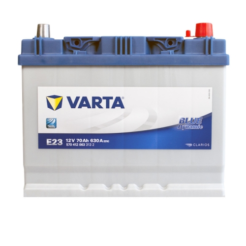 Акумулятор автомобільний Varta 70Ah 630A Blue Dynamic Asia E23 R+ D26