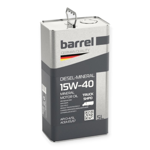Моторна Олива Barrel 15W-40 Diesel-Mineral Truck 5л