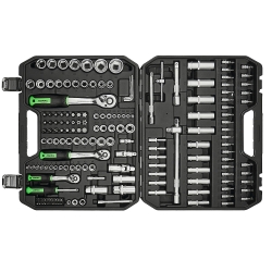 Професійний набір інструментів Winso Pro 1/2&quot; 1/4&quot; 3/8&quot; 72 T Cr-V 171 од.