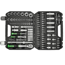 Професійний набір інструментів в кейсі Winso Pro 1/2&quot; 1/4&quot; 72 T Cr-V 110 од.