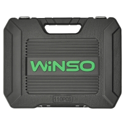 Професійний набір інструментів в кейсі Winso Pro 1/2&quot; 1/4&quot; 72 T Cr-V 110 од.