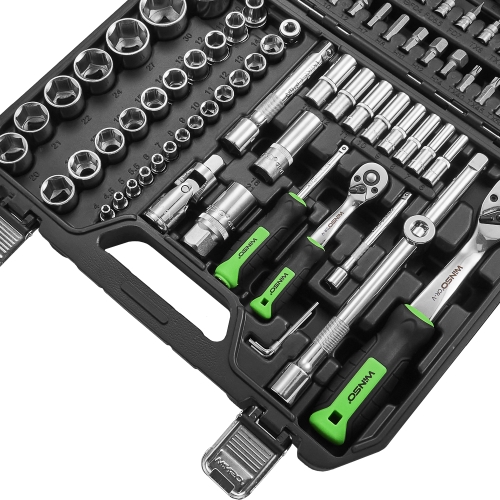 Професійний набір інструментів в кейсі Winso Pro 1/2" 1/4" 72 T Cr-V 110 од.