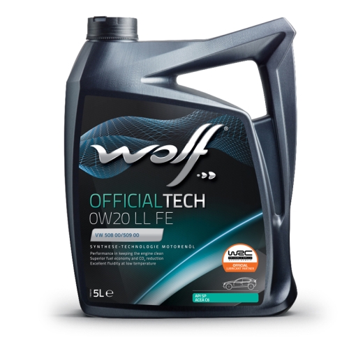 Моторна Олива Wolf 0W-20 Officialtech LL FE 5л