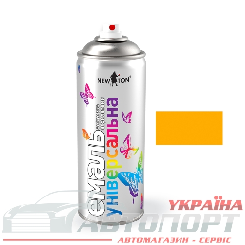 Автокраска Эмаль New Ton 1035 желтый Аэрозоль 400мл