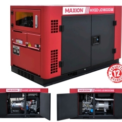 Генератор дизельний Maxion безшумний 10.5 кВт ручний+електро старт JD15000SE