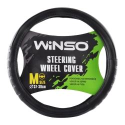 Чохол на кермо Екошкіра Winso M 37-39см чорний 140120