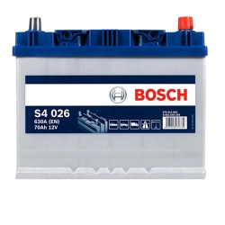 Акумулятор автомобільний Bosch 70Ah 630A S40 260 D26 Asia R+ н.к.