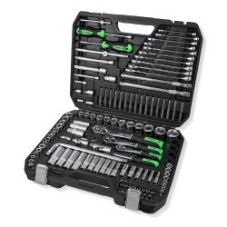 Професійний набір інструментів в кейсі Winso Pro 1/2&quot; 1/4&quot; 3/8&quot; 72 T Cr-V 147 од.