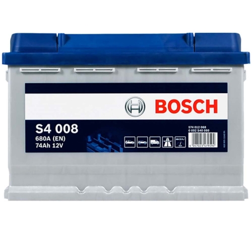 Акумулятор автомобільний Bosch 74Ah 680A S40 080 L3 R+