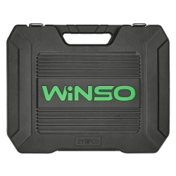 Професійний набір інструментів Winso Pro 1/2&quot; 1/4&quot; 3/8&quot; 72 T Cr-V 219 од.
