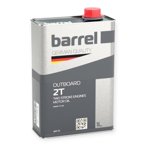 Моторна олива 2T Barrel Outboard TC червоний 1л