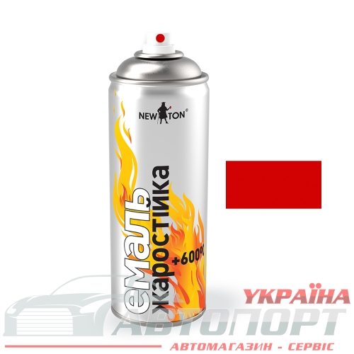 Фарба Жаростійка New Ton Червона +600°C 400мл