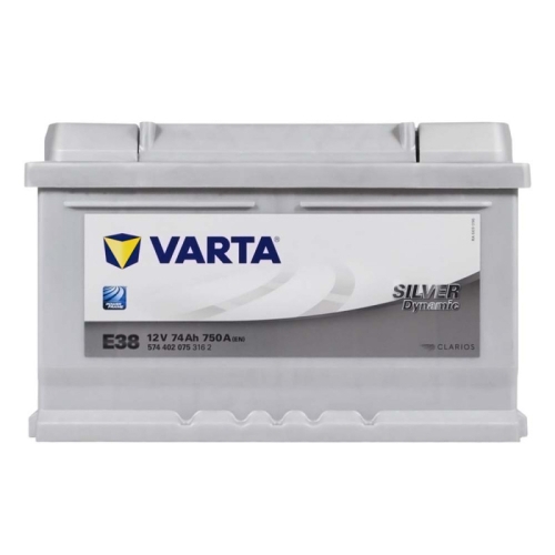 Акумулятор автомобільний Varta 74Ah 750А Silver Dynamic E38 R+ LB3