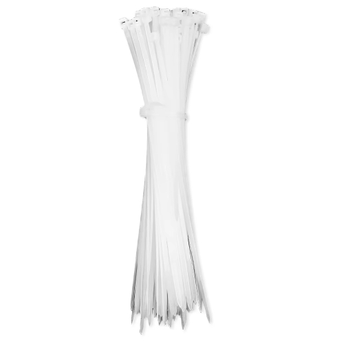 Хомут пластиковий Maxion 2.5х200мм білий 100шт/упак